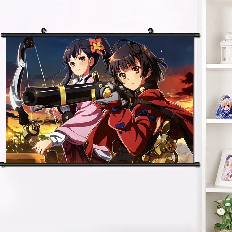 Японское аниме Koutetsujou No Kabaneri Ikoma mumei Ayame настенный постер манга искусство