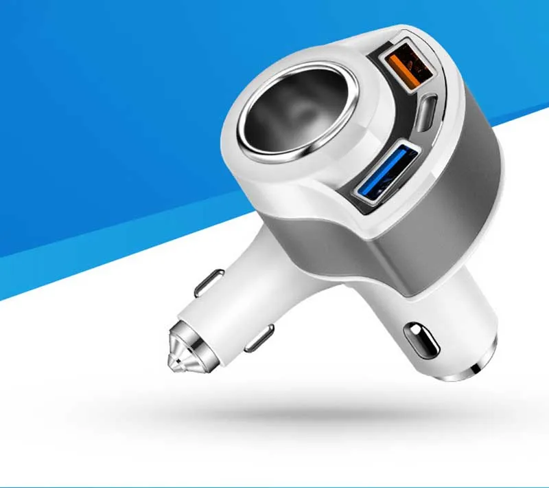 Быстрое Автомобильное зарядное устройство usb type C зарядное устройство мини QC 3,0 usb-переходник быстрое зарядное устройство для IPhone samsung Xiaomi мобильное автомобильное USB зарядное устройство
