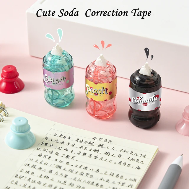 1pcs cute milky correction tape material escolar kawaii stationery office  school supplies papelaria - AliExpress