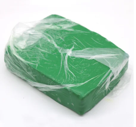 green DIY Профессиональная мягкая форма для выпечки, полимерная глина, фигурка куклы, ручная печать для ног, синие скульптурные керамические игрушки, моделирование, 1 кг/упаковка, 15 цветов - Цвет: green