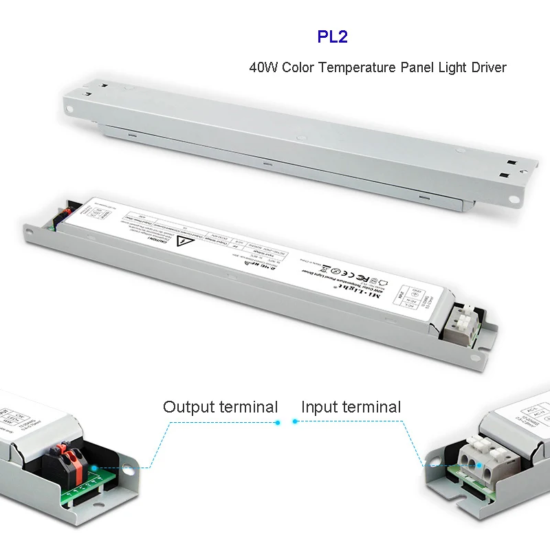 Miboxer PL2 40W Color Temperature led Panel Light Driver 220V 2.4G CCT Smart Panel Remote Controller B2/T2/FUT091/FUT007/FUT006