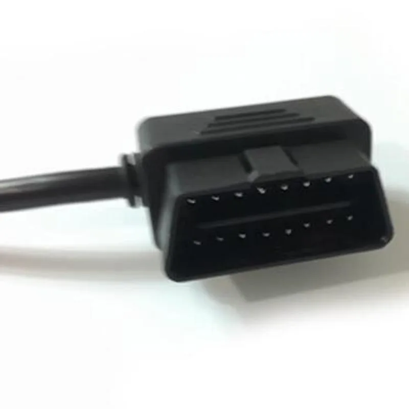 5 м OBD 16Pin OBD2 OBDII 16 контактный Удлинительный кабель типа L Мужской и Женский Диагностический удлинитель адаптер автомобильный инструмент сканирования ELM327
