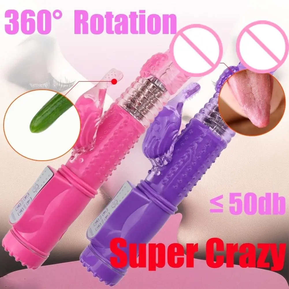 Silicone Dildo Vibrator G Spot Vagina Stimulator Rabbit for Women Vibration Female Clitoris Massager Sex Toys | Красота и здоровье
