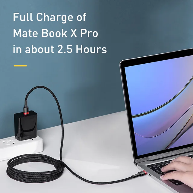 Baseus 60-100W Type-C to Type-C PD Fast-Charge and Data Cable