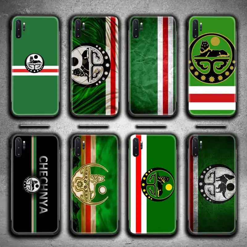 

Flag Of Chechnya Art Phone Case For Samsung Galaxy Note20 ultra 7 8 9 10 Plus lite J7 J8 Plus 2018 Prime M21