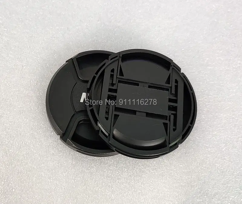 Camera Lens Cap 49 52 55 58 62 67 72 77 82 mm center pinch Snap-on cap cover NIKON CANON Lens cap