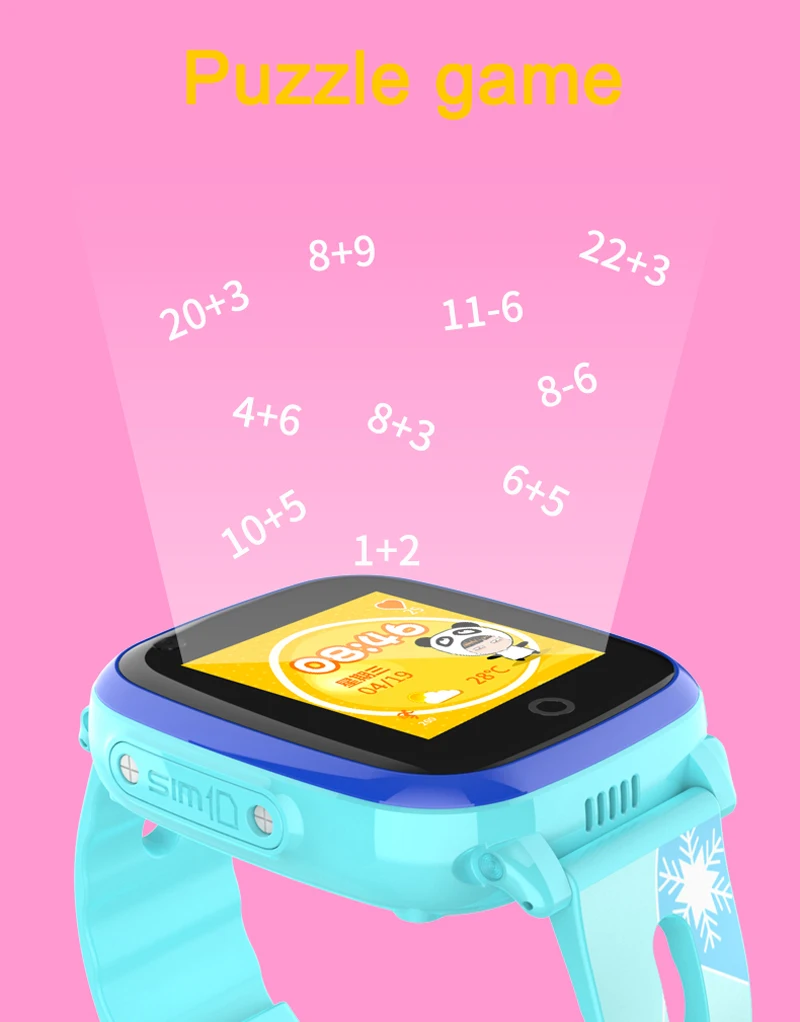  696 DF33Z Waterproof 4G Child Smart Watch Camera GPS WIFI Students Kids Children Smartwatch SOS Vid