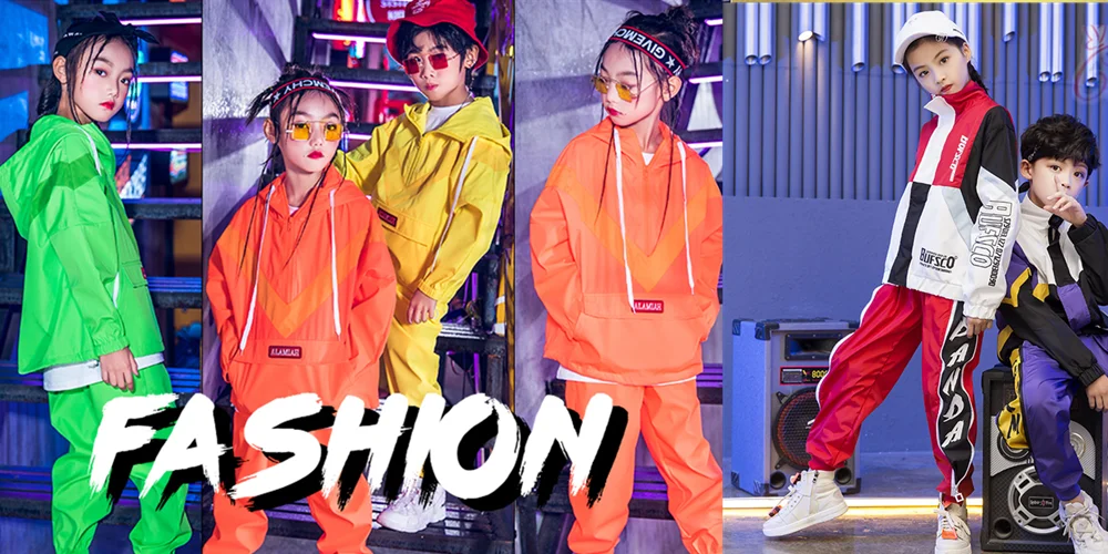 Teen-Zipper-Jacket-Pants-2-Pcs-Patchwork-Hip-Hop-Jazz-Suits-Boys-Girls-Sport-Suit-Kids_副本