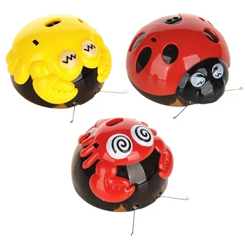 

1PC Electric Pet Toy Cats Dog Interactive Electric Toy Powered By Battery Moveable Ladybird Shape Insect Toys Supplies For Pet