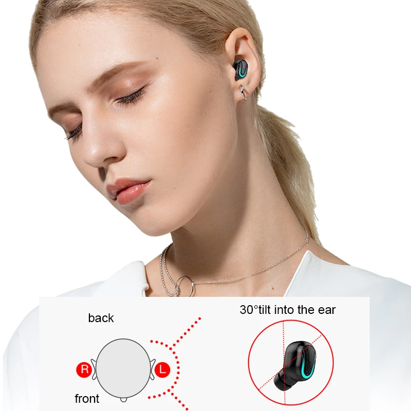 Bluetooth 5,0 TWS беспроводная гарнитура для наушников-вкладышей для телефона беспроводные наушники Handsfree Наушники Аудио гарнитура Fuction
