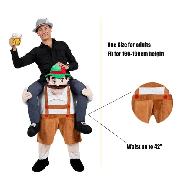 Funny Ride On Animal Toys for St. Patrick's Day Animal Pants Fake Leg Irish Leprechaun Ride On Horse Toy For Aduuts Kids 3