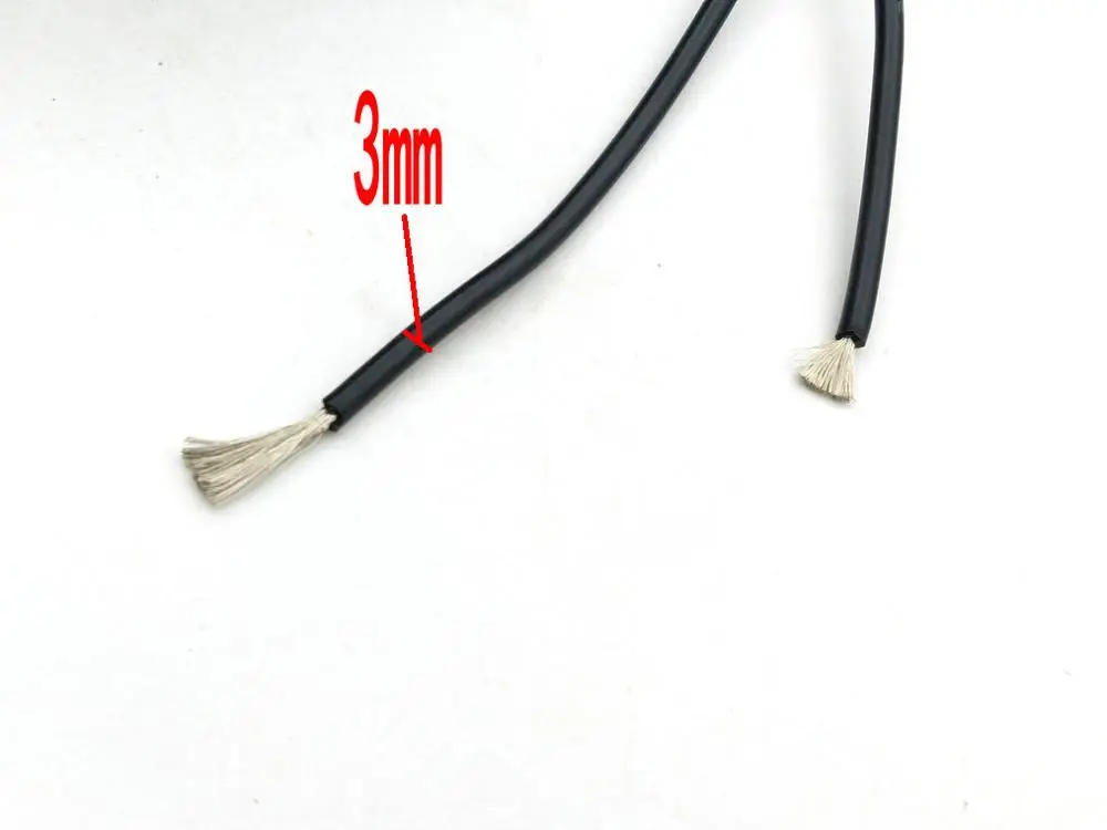 1 Катушка 10 м черный Высокое качество 16 AWG силиконовый провод Калибр гибкий