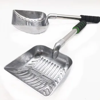 

Large Cat Litter Scoops Pet Kitty Dog Cleaner Shovel With Reinforced Comfort Handle Stainless Steel Scoops