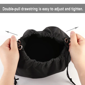 

Universal 600D Polyester Trailer RV Electric Tongue Jack Cover, Weatherproof Travel Trailer Camper Tongue Protective Cover, (Lar