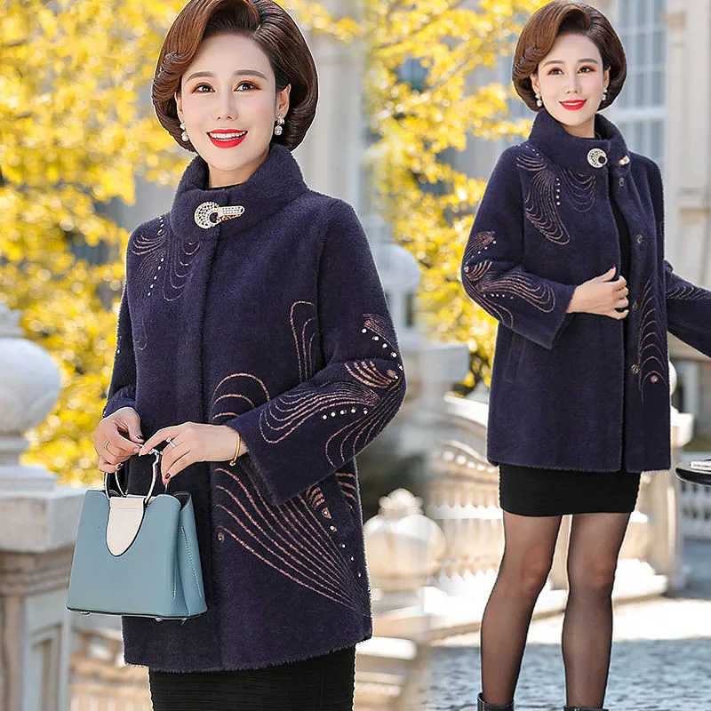 Women Winter Jacket High Quality Thick Imitation