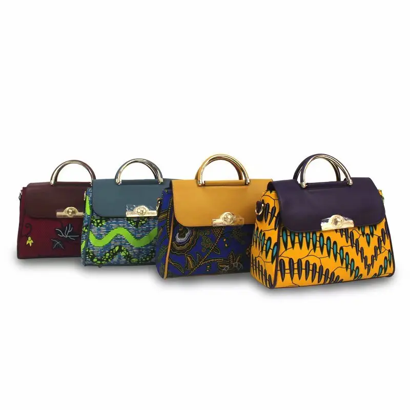 Африканские сумки для женщин сумка высокого качества восковая сумка комплект Анкара африканская вощеная ткань принтом для женщин платья 6 ярдов/партия