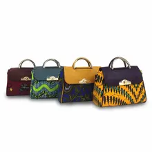 Африканские сумки для женщин сумка высокого качества восковая сумка комплект Анкара африканская вощеная ткань принтом для женщин платья 6 ярдов/партия