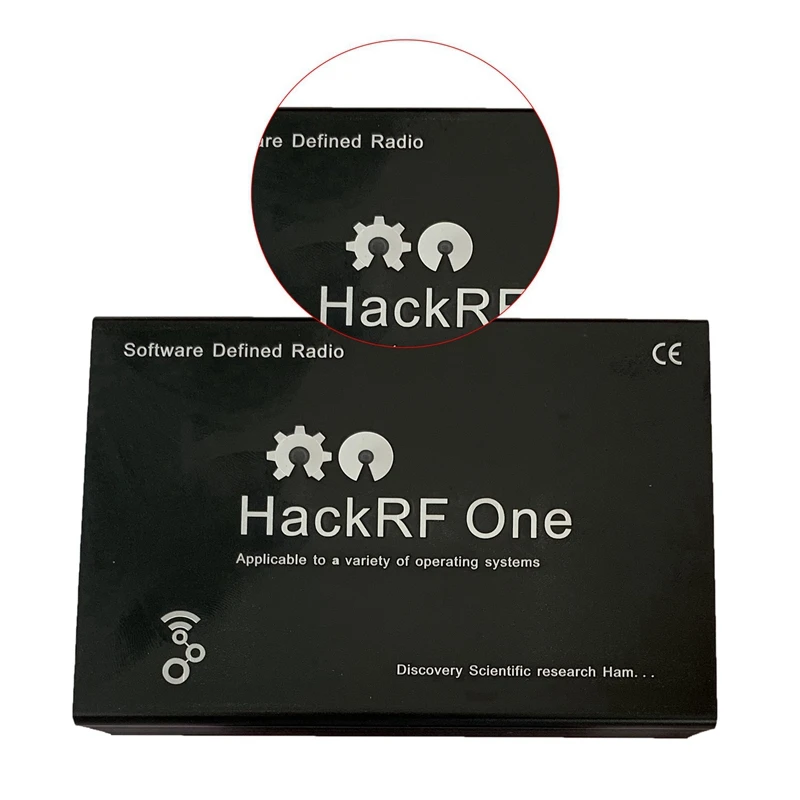 Алюминиевый корпус черный чехол оболочка USB общего использования для HackRF One SDR