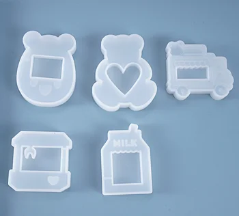 

DIY crystal drop mold pendant accessories game machine milk box silicone mold