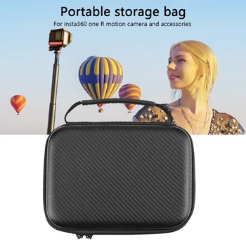 

Protective Travel Carrying Case Space-saving Lightweight Accessories for Insta360 ONE R Camera Portable Storage Bag