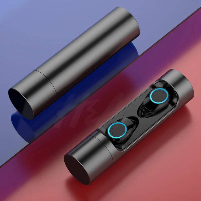 Черный X8 TWS Bluetooth 5,0 наушники мини беспроводные наушники спортивные наушники с микрофоном IPX7 водонепроницаемые наушники для iPhone - Цвет: Черный