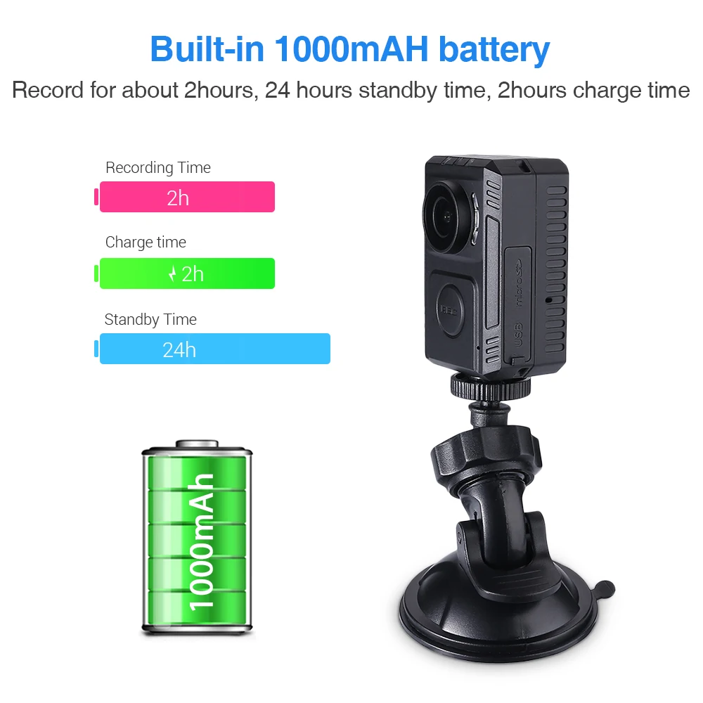  Body Worn Cam HD1080P IR Night Vision car DVR Video Security Cam Wearable IR Night Vision Wearable 