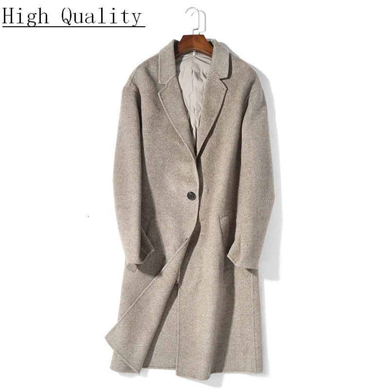 New Autumn Winter 100% Wool Coat Men Long Jacket Casual Mens Coats and Jackets Overcoat Abrigo Hombre Invierno KJ1572 New Autumn Winter 100% Wool Coat Men Long Jacket Casual Mens Coats and Jackets Overcoat Abrigo Hombre Invierno KJ1572