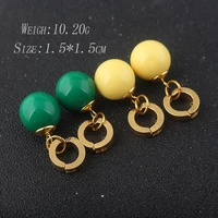 Dragon Ball Inspired Potara Earrings – Anime Fusion Jewelry - Image 2