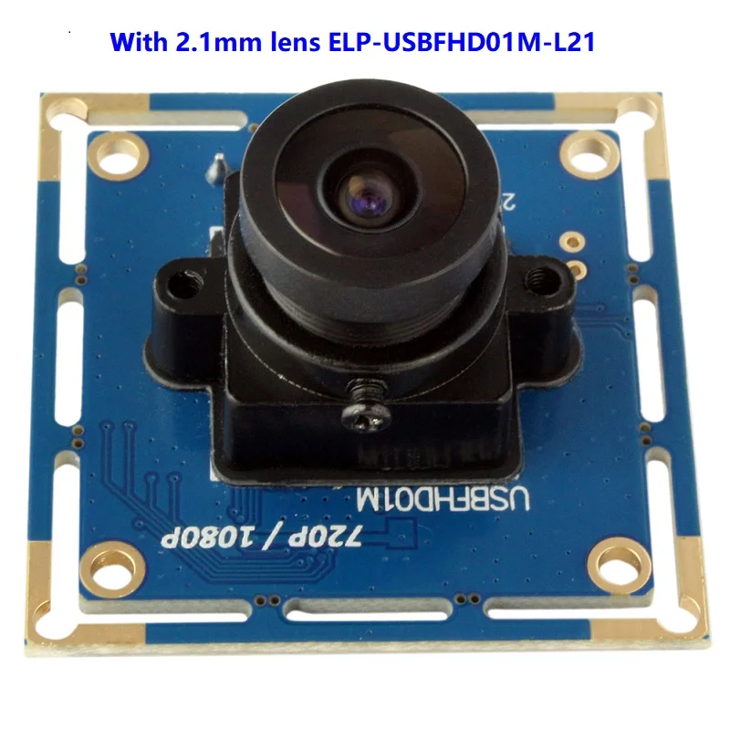 ELP-USBFHD01M-L21 Поставка с фабрики лучшая камера 2mp OV2710 full HD 1080P 6 мм объектив USB 2,0 высокоскоростная веб-камера для ПК - Цвет: ELP-USBFHD01M-L21
