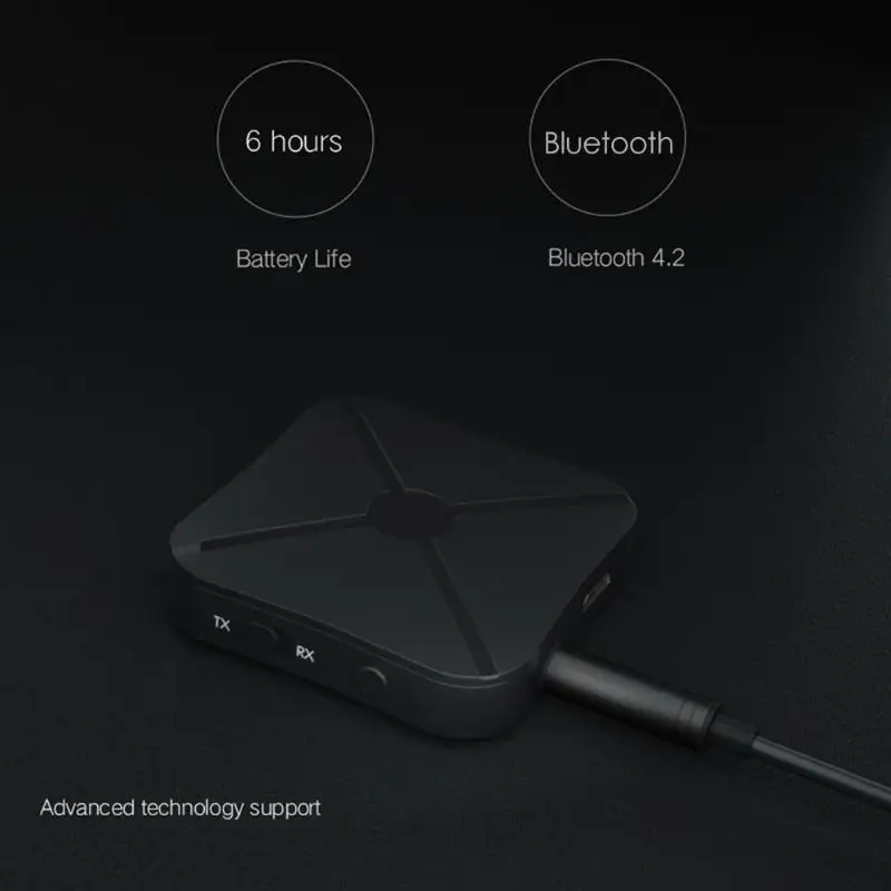2 в 1 Bluetooth приемник передатчик ТВ ПК 3,5 мм беспроводной аудио адаптер