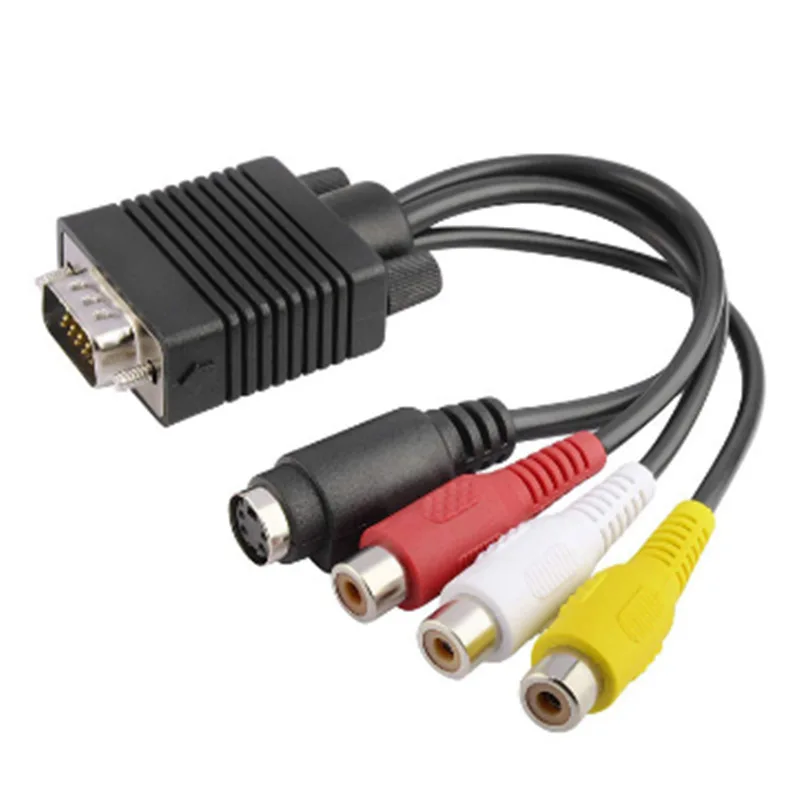 PC ǻ ƮϿ VGA SVGA to S- 3 RCA AV,  VGA to  TV  S- AV  