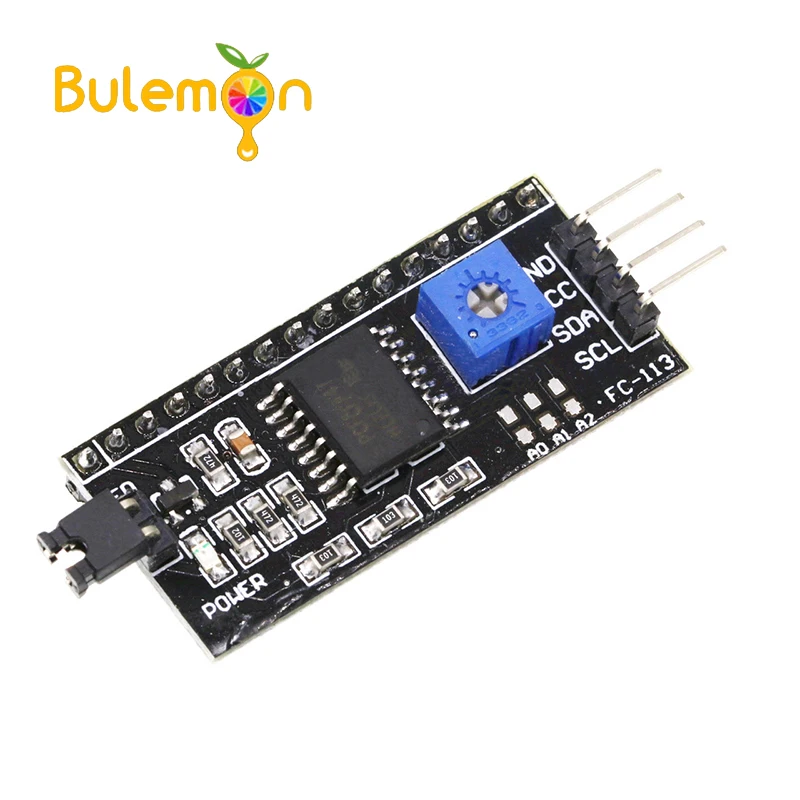

IIC I2C TWI SPI Serial Interface Board Port For Arduno 1602 2004 LCD LCD1602 Adapter Plate LCD Adapter Converter Module PCF8574
