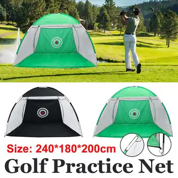 

2*1.4*1m Indoor Outdoor Golf Practice Net Golf Hitting Cage Garden Grassland Practice Tent Golf Training Equipment