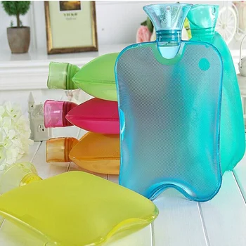 

2000ml classic PVC flushing hot water bottle explosion-proof thickened transparent warm water bottle hand warmer
