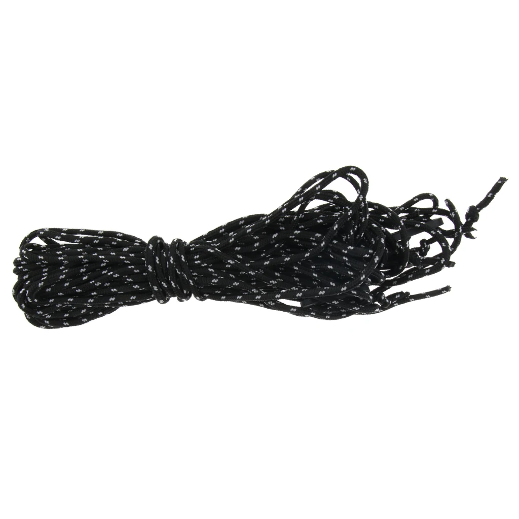 6pcs 2m Hammock Hanging Ropes Reflective Tent Guyline Cord Camping Hiking