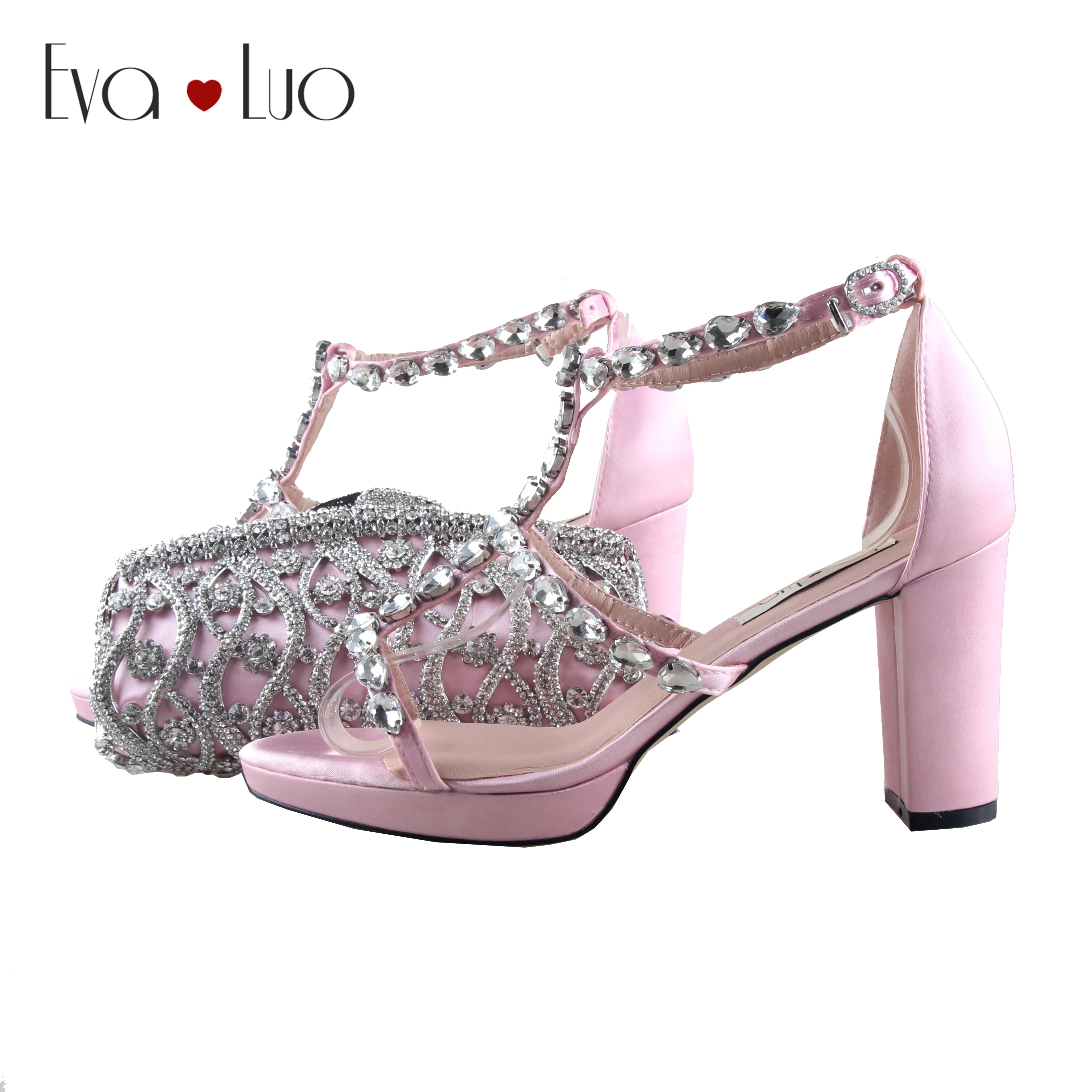 light pink shoes and bag