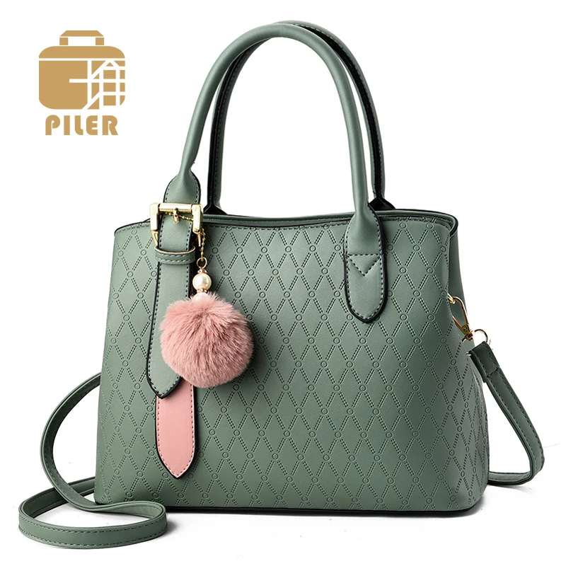 

Luxury Handbags Women Bags Designer Ladies Messenger Bags Casual Tote Top-Handle Handbag Leather Shoulder Bag for Women 2019