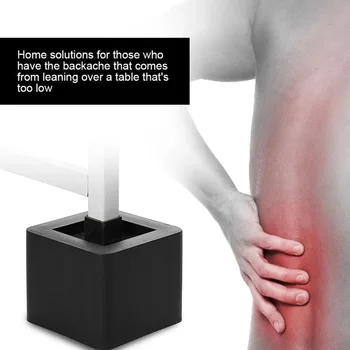 

4pcs Chairs Solid DIY Increase Height Home Portable Non Slip Black Square Protective Cabinet Anti Scratch Furniture Feet Hotel