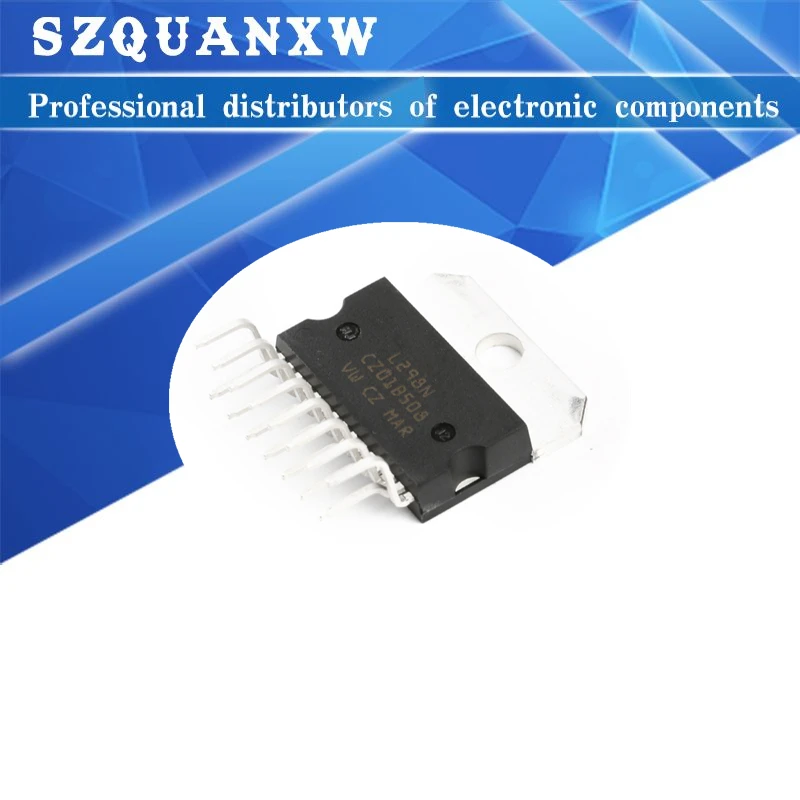 IC L298N The motor driver board module Stepper dc can wit car robot ZIP-15 | Электронные компоненты и