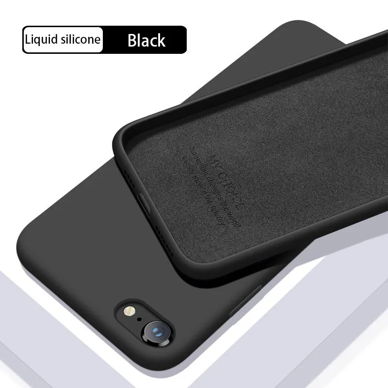 Bumper Housing Protect Case Liquid silicone case For iphone 6 6S 6PLUS 6SPLUS 7 7PLUS 8PLUS XR XS MAX Non-slip Frosted |