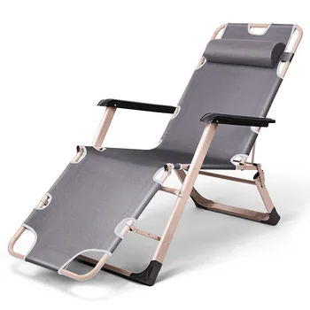 

Folding Chair Recliner Lunch Break Chair Office Nap Bed Folding Bed Lounge Chair Accompanying Bed Single Bed