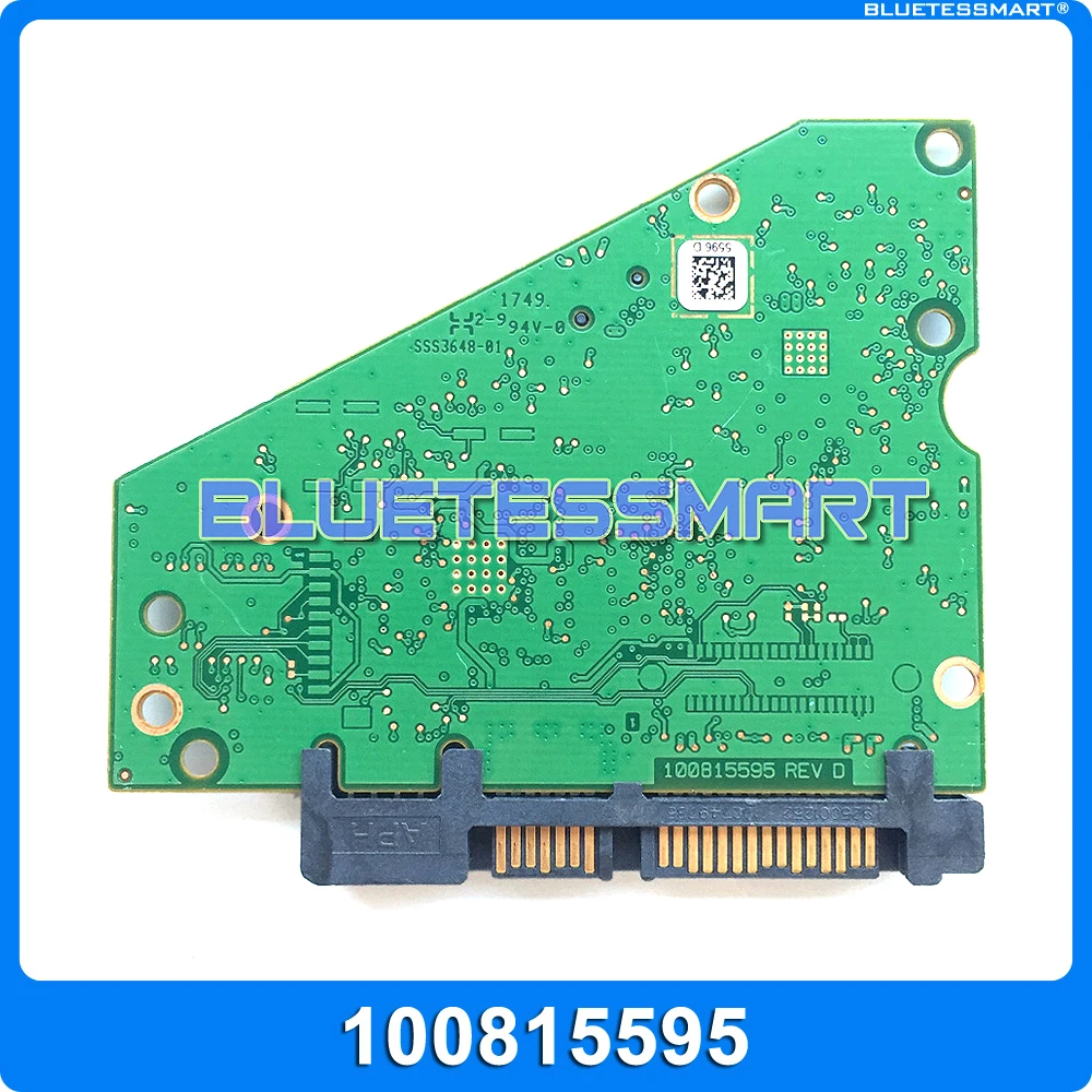 Partes do Disco Rígido Placa Lógica Pcb Placa de Circuito Impresso 100815595 Rev d para Seagate 3.5 Sata Hdd Recuperação de Dados Reparação do Disco Rígido - Imagem 3