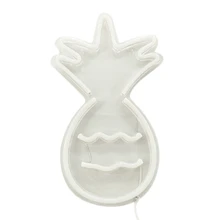 Светодиодный настенный светильник с неоновым ананасом и USB, декоративный светильник для дома/бара, вечерние и праздничные настенные светильники