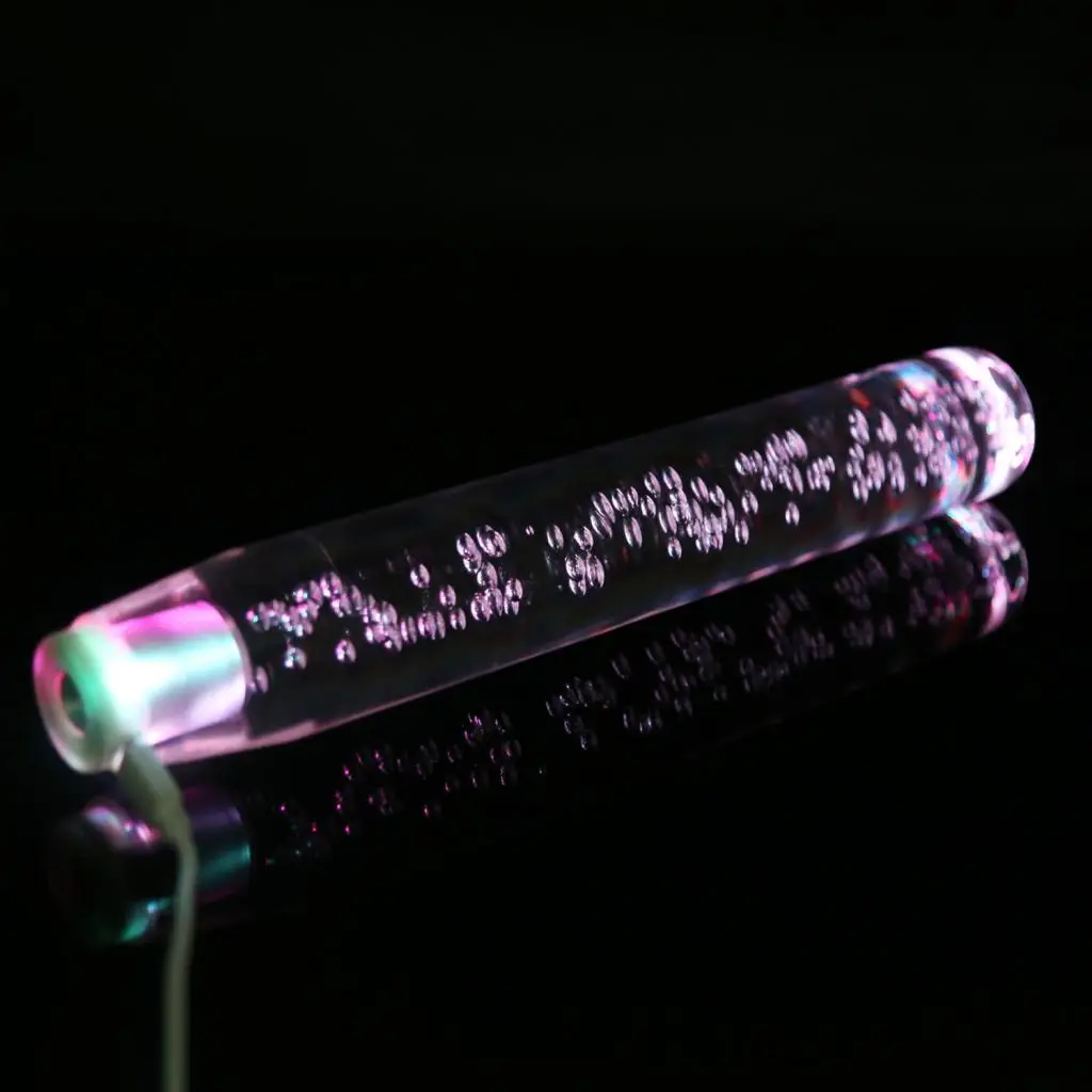 250mm Universal LED Crystal Bubble Car Gear Stick Shift Lever Shifter