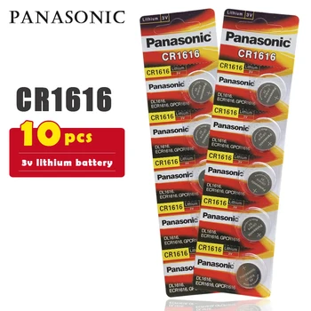 

10PCS/lot PANASONIC Original CR1616 Button Cell Battery 3V Lithium Batteries CR 1616 for Watch Toys Computer Calculator Control