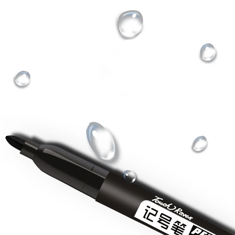 10 Pcs/set Permanent Marker Waterproof Marker Pen Medium Point 1.5mm Pen Black Blue Red Ink Art Supplies permanent marker pen marker pens permanent marker permanent markers markers pen art markers art marker pen