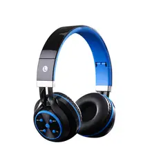 Беспроводной Наушники Hi-Fi стерео Bluetooth за ухо на головке Беспроводной наушников звонки, музыка с микрофоном Bluetooth гарнитура фиолетовый