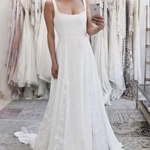 Robe blanche Patchwork sans manches, col carré, pour fête du nouvel an, noël, 2022