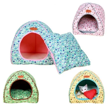 

S/M/X/XL Dog House Kennel Monglian Yurt Mat Foldable Pet Dog Bed Cat Bed House For Small Medium Dogs Travel Pet Bed Bag Product