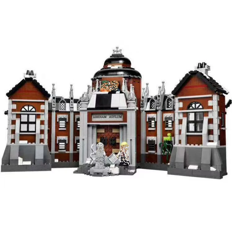  07055 Dc Super Heroes Building Blocks Set New Batman Comics Arkham Asylum Toys for Marvel City Comp